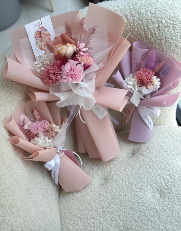 永生康乃馨大花束